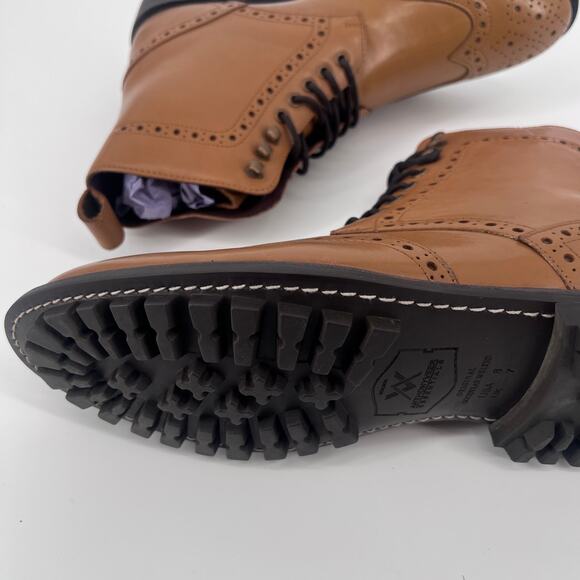 Anthony Veer Grant Leather Ankle Boots Mens Sz 8D av-mens-avgra001-blk-8d-boot.png main image 4